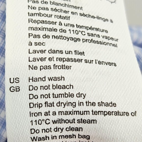 Sandro Women's Rhinestone Embellished Cotton Button Down Plaid Shirt - Picture 8 of 9